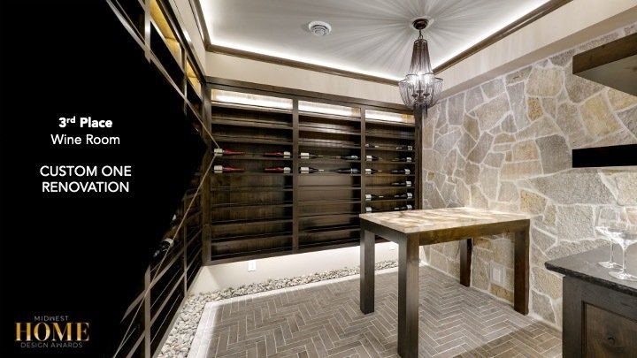 2024 Midwest Home Design Awards - Tannin Treasure Wine Room - 3rd Place